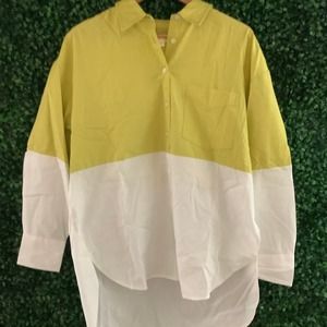 Anthropologie Maeve The Bennet Button Down Shirt  Medium Excellent Condition